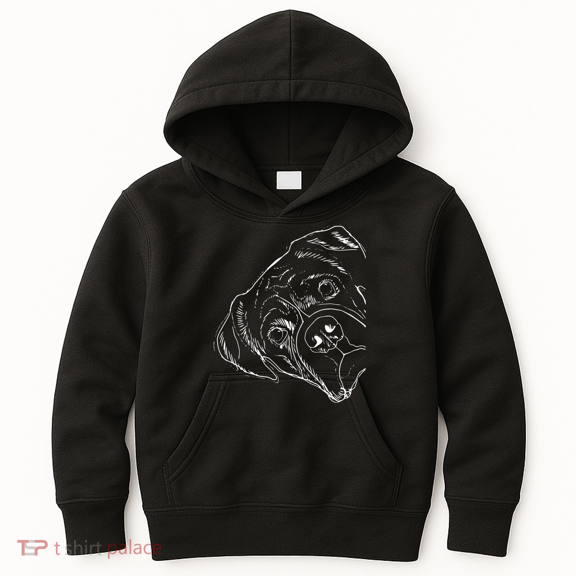 Funny Boxer Dog Kids Hoodie