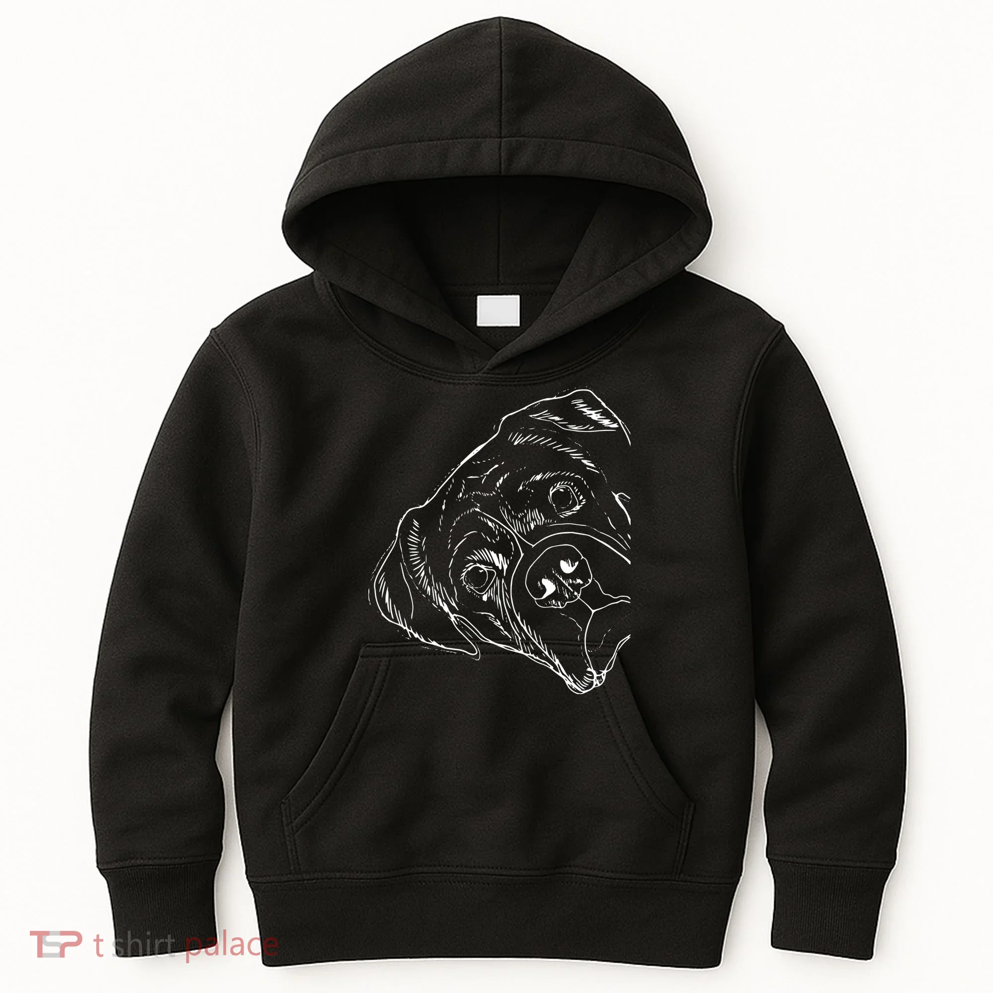 Funny Boxer Dog Kids Hoodie