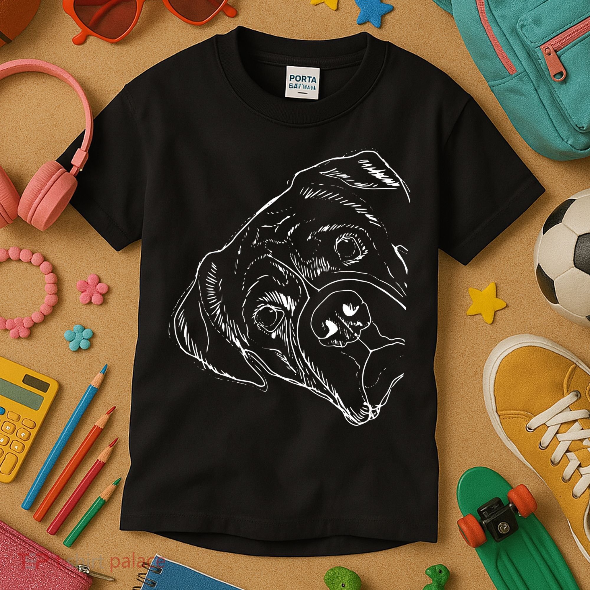 Funny Boxer Dog Kids T-Shirt