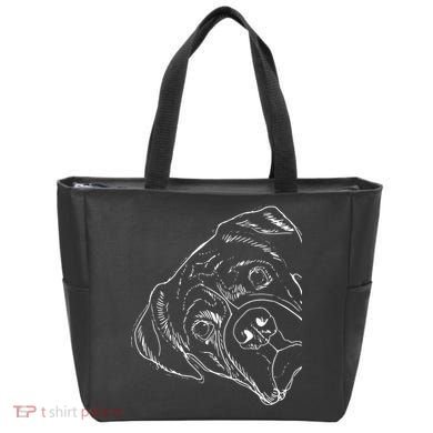 Funny Boxer Dog Tote Bag