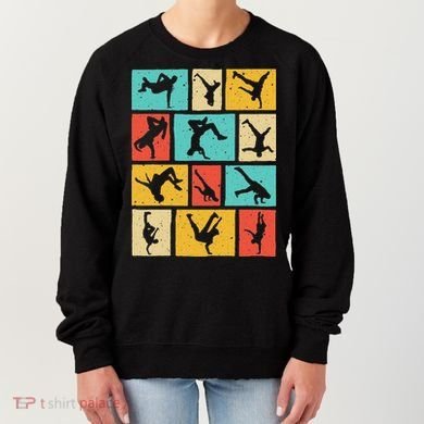 Funny Break Dancing Gift Vintage Hip Hop Cool Break Dancer Women's Sweatshirt