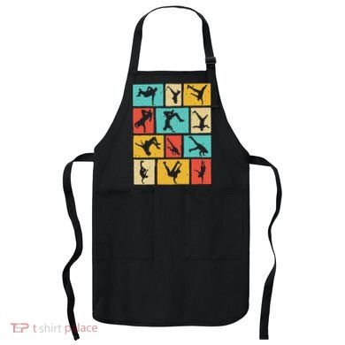 Funny Break Dancing Gift Vintage Hip Hop Cool Break Dancer Apron