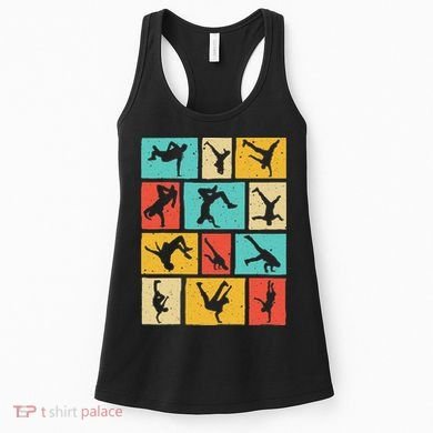 Funny Break Dancing Gift Vintage Hip Hop Cool Break Dancer Women's Tank Top