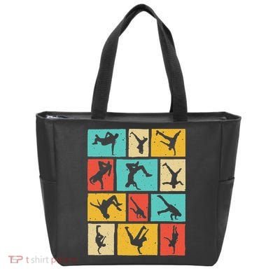 Funny Break Dancing Gift Vintage Hip Hop Cool Break Dancer Tote Bag