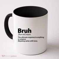 Funny Bruh Definition Coffee Mug thumb 0