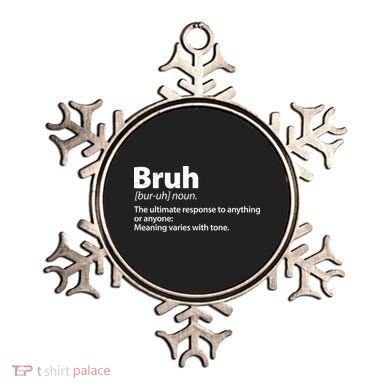 Funny Bruh Definition Ornament