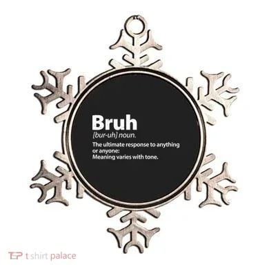 Funny Bruh Definition Ornament