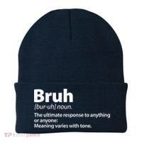 Funny Bruh Definition Beanie thumb 0