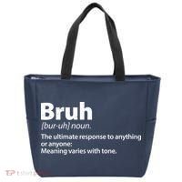 Funny Bruh Definition Tote Bag thumb 0
