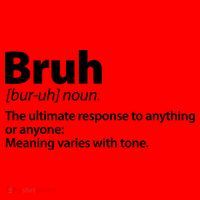 Funny Bruh Definition Santa Hat thumb 1
