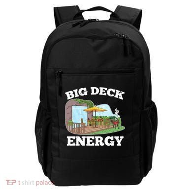 Funny Big Deck Energy Summer Vacation Backpack