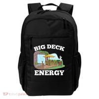 Funny Big Deck Energy Summer Vacation Backpack thumb 0