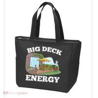 Funny Big Deck Energy Summer Vacation Tote Bag thumb 3