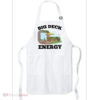 Funny Big Deck Energy Summer Vacation Apron thumb 0