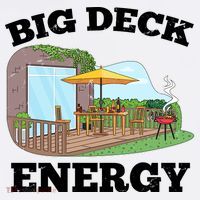 Funny Big Deck Energy Summer Vacation Coffee Mug thumb 5