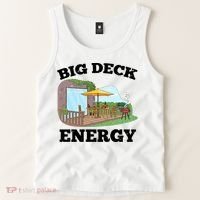 Funny Big Deck Energy Summer Vacation Tank Top thumb 2