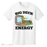 Funny Big Deck Energy Summer Vacation Kids T-Shirt thumb 0