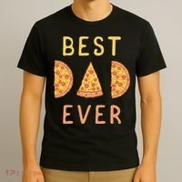 Funny Best Dad Ever Pizza Lover Fathers Day Papa T-Shirt thumb 3