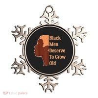 Funny Black Deserve To Grow Old Black History Month Ornament thumb 0
