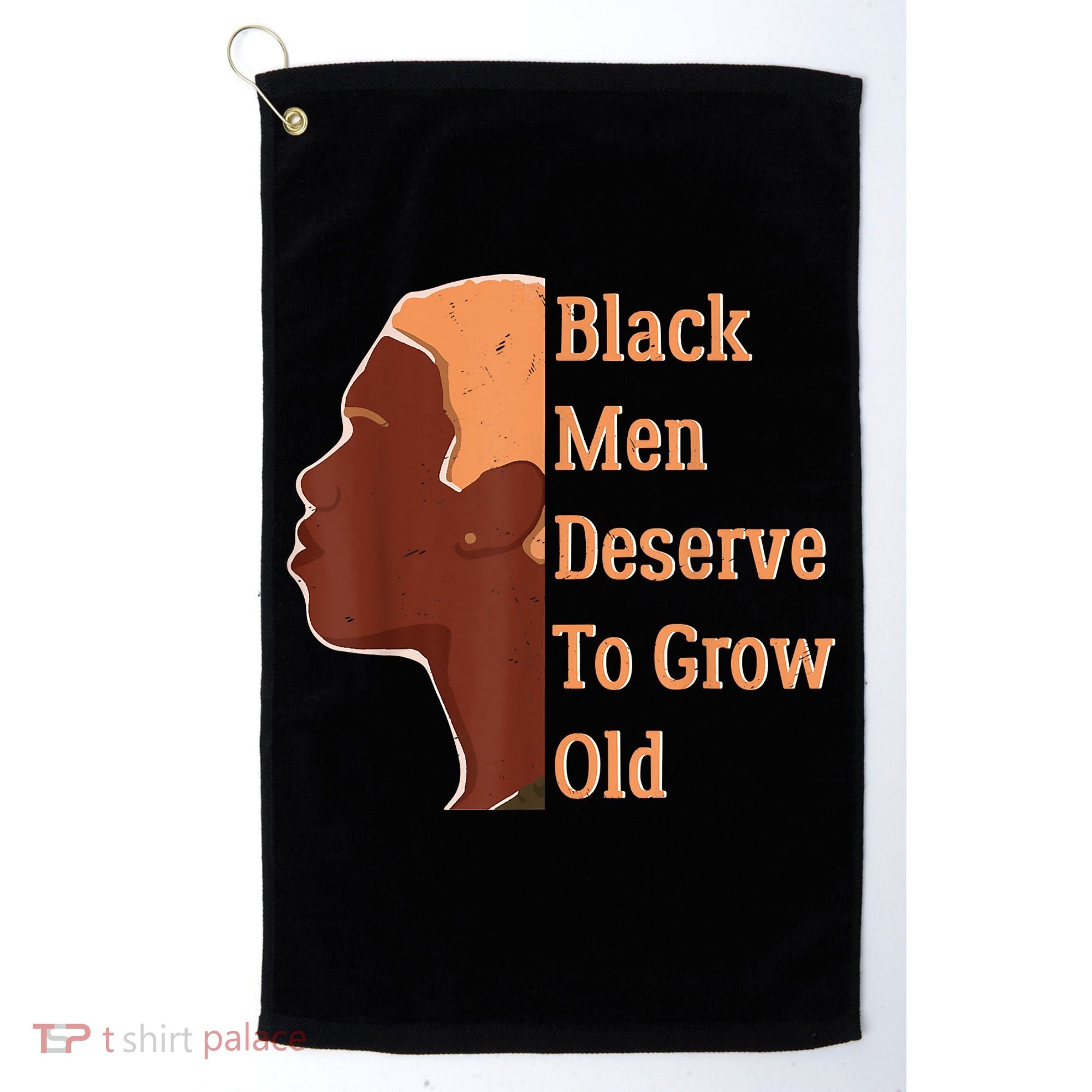 Funny Black Deserve To Grow Old Black History Month Golf Towel