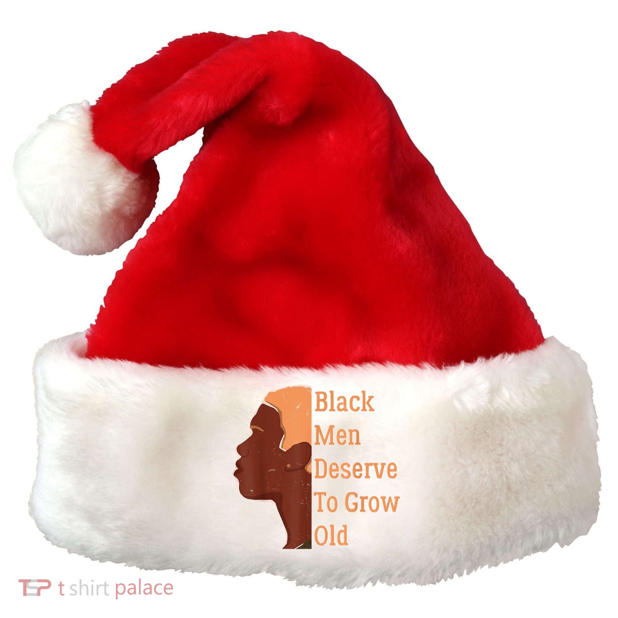 Funny Black Deserve To Grow Old Black History Month Santa Hat
