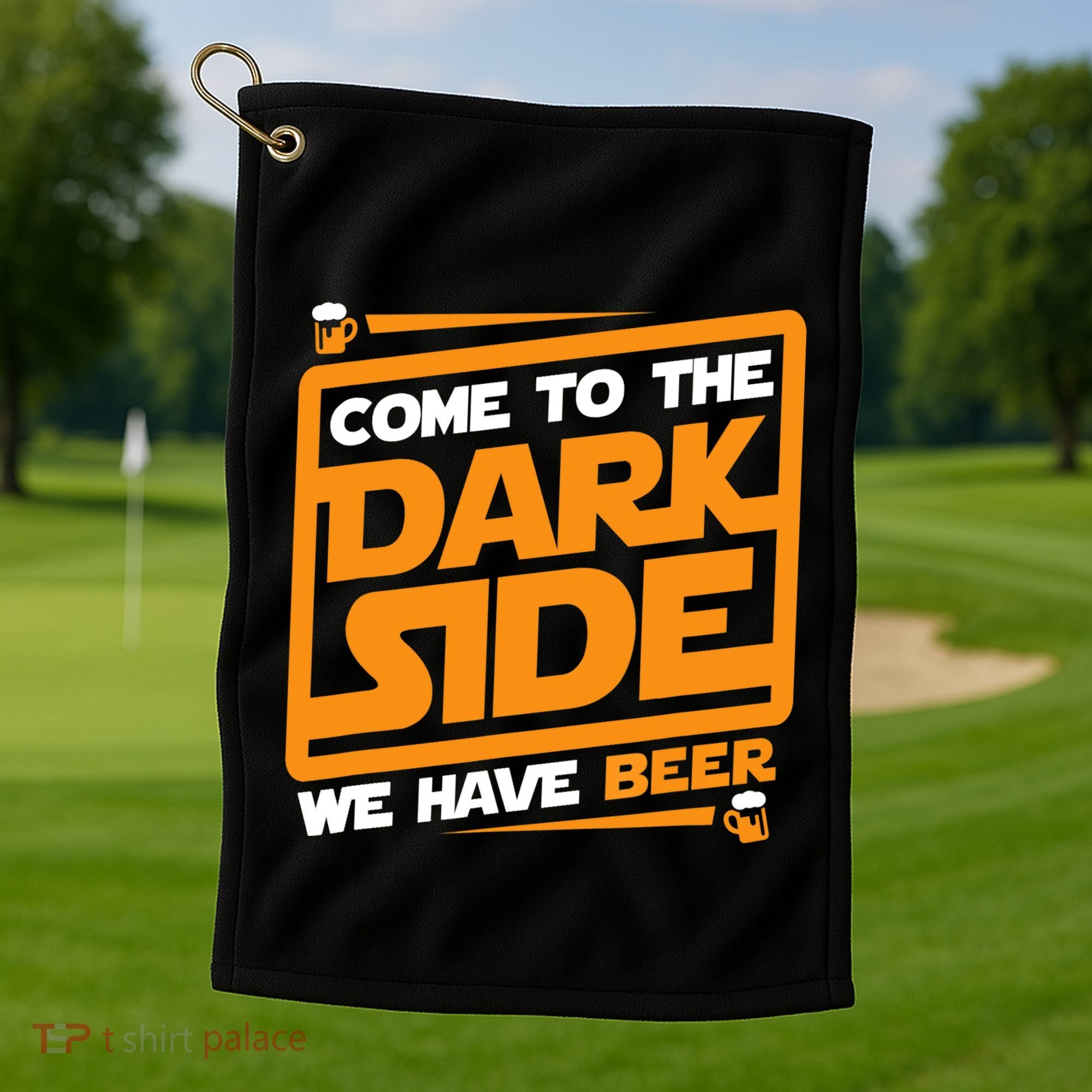 Funny Beer Drinker Gifts Alcohol Humor Golf Towel