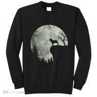 French Bulldog Dog And Moon Halloween Costume Sweatshirt thumb 0