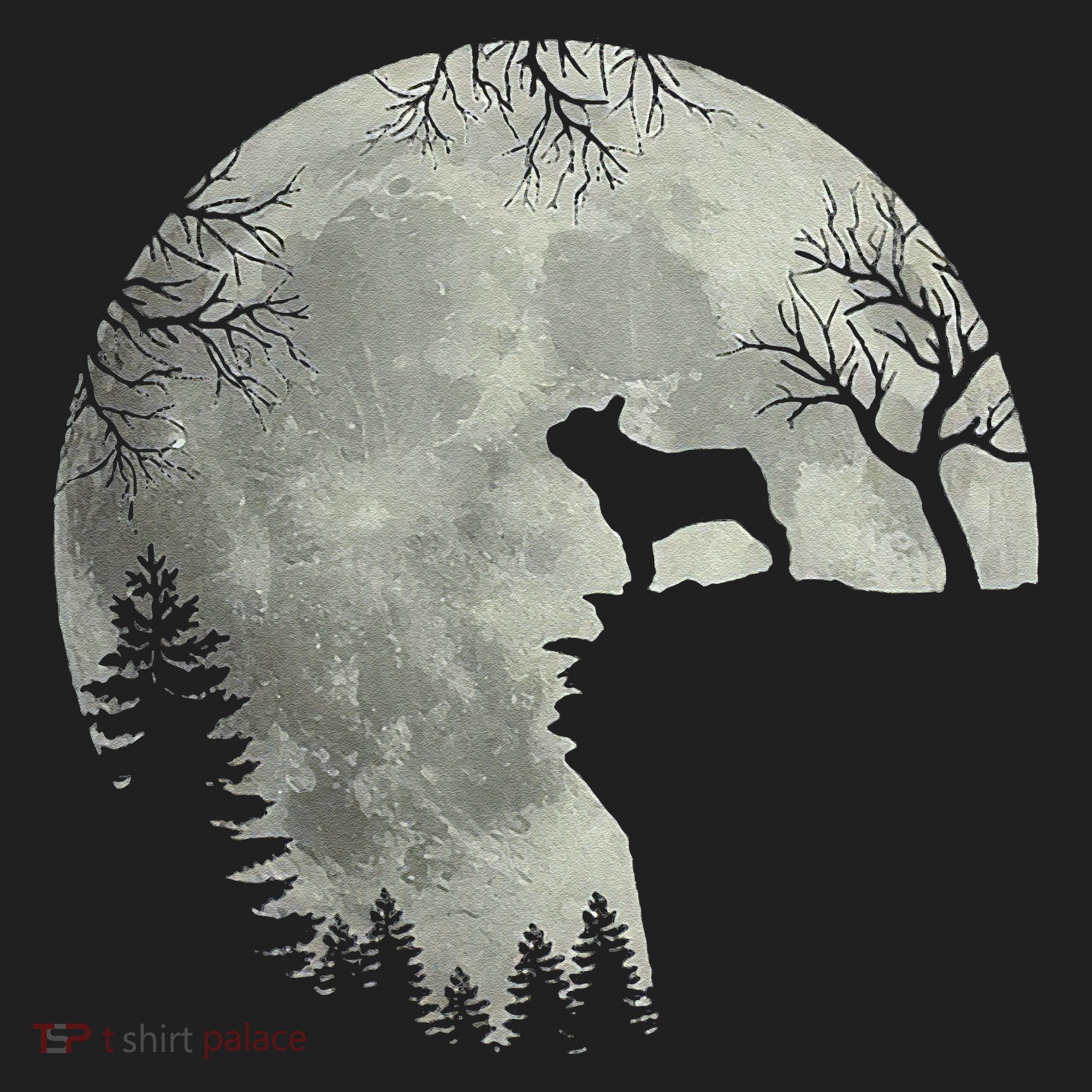 French Bulldog Dog And Moon Halloween Costume Beanie