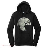 French Bulldog Dog And Moon Halloween Costume Women's Hoodie thumb 0