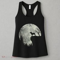 French Bulldog Dog And Moon Halloween Costume Women's Tank Top thumb 3