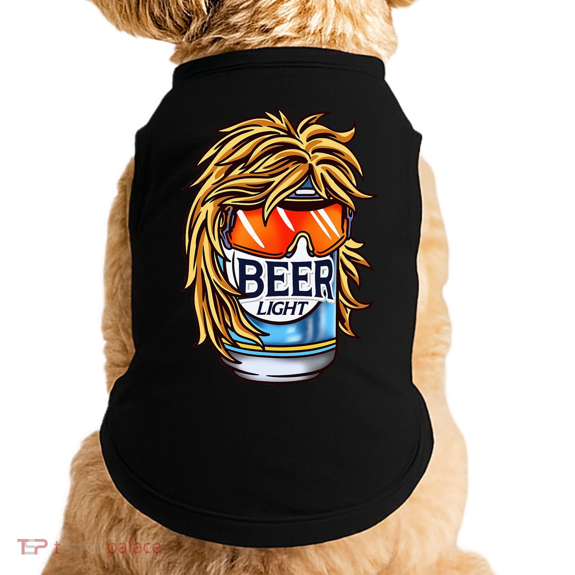 Funny Beer Drinking Funny Redneck Mullet Doggie Tank