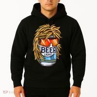 Funny Beer Drinking Funny Redneck Mullet Hoodie thumb 2