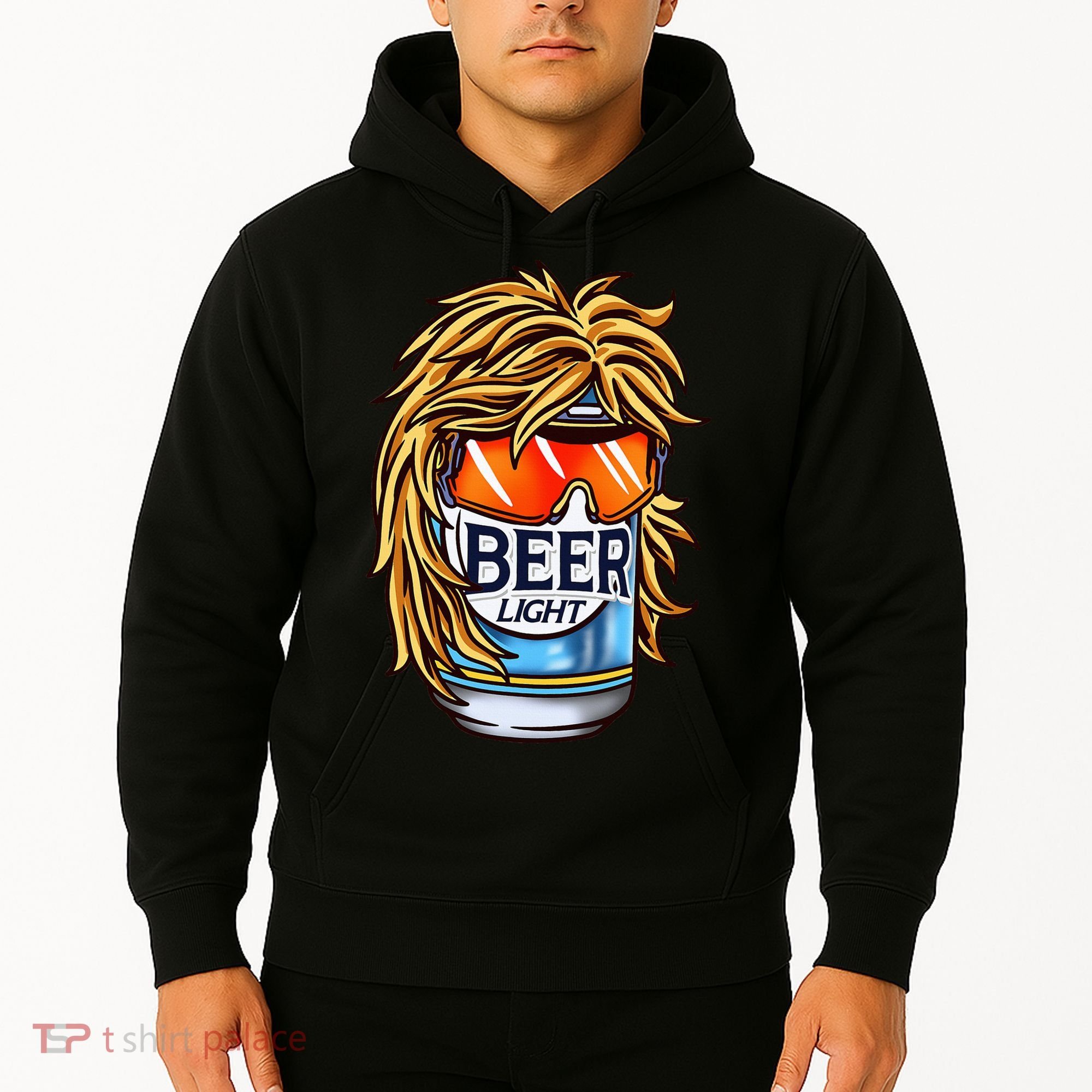 Funny Beer Drinking Funny Redneck Mullet Hoodie