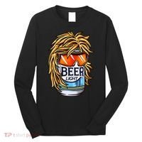 Funny Beer Drinking Funny Redneck Mullet Long Sleeve Shirt thumb 0