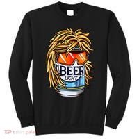 Funny Beer Drinking Funny Redneck Mullet Sweatshirt thumb 0