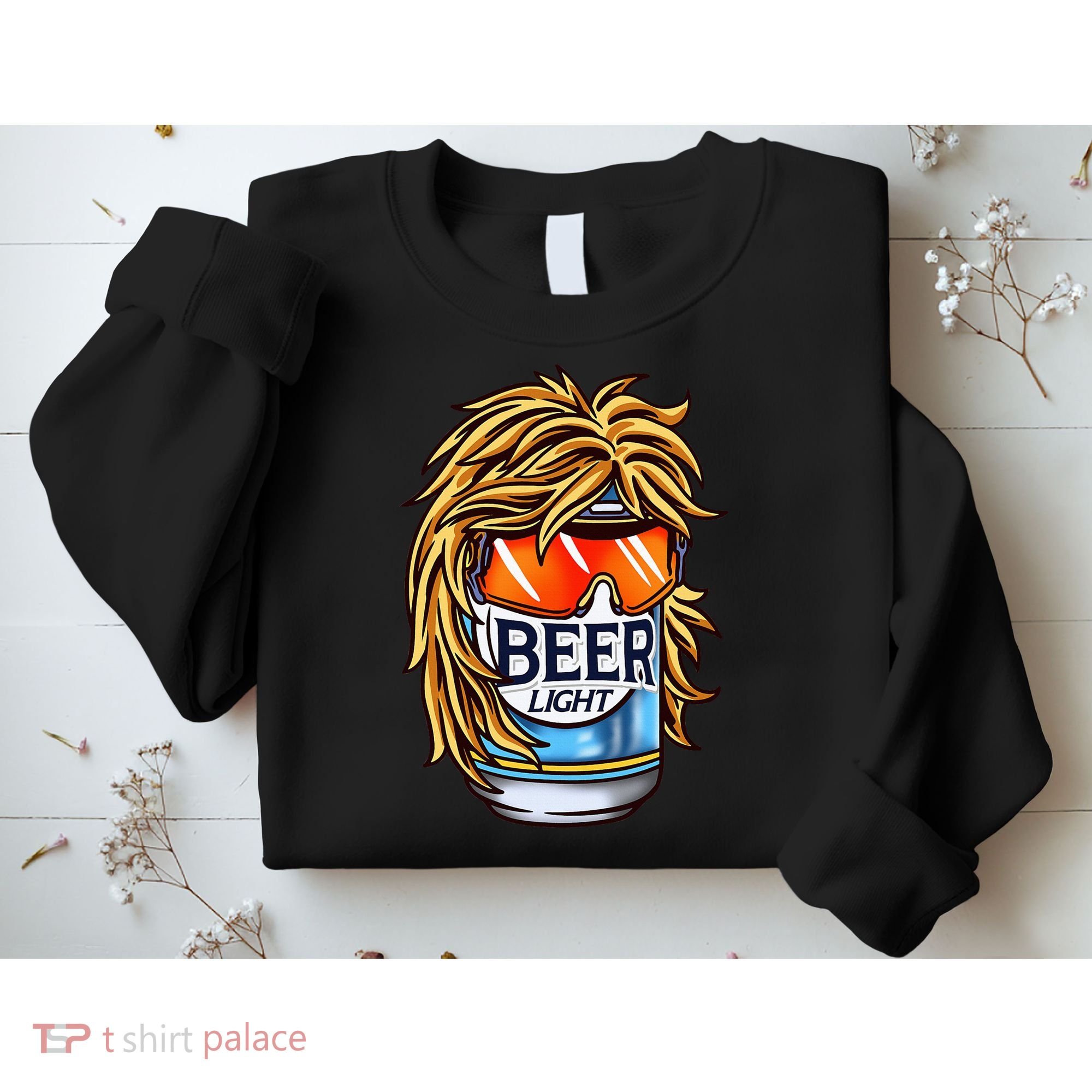 Funny Beer Drinking Funny Redneck Mullet Sweatshirt