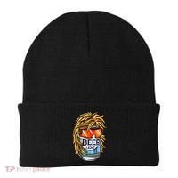 Funny Beer Drinking Funny Redneck Mullet Beanie thumb 0