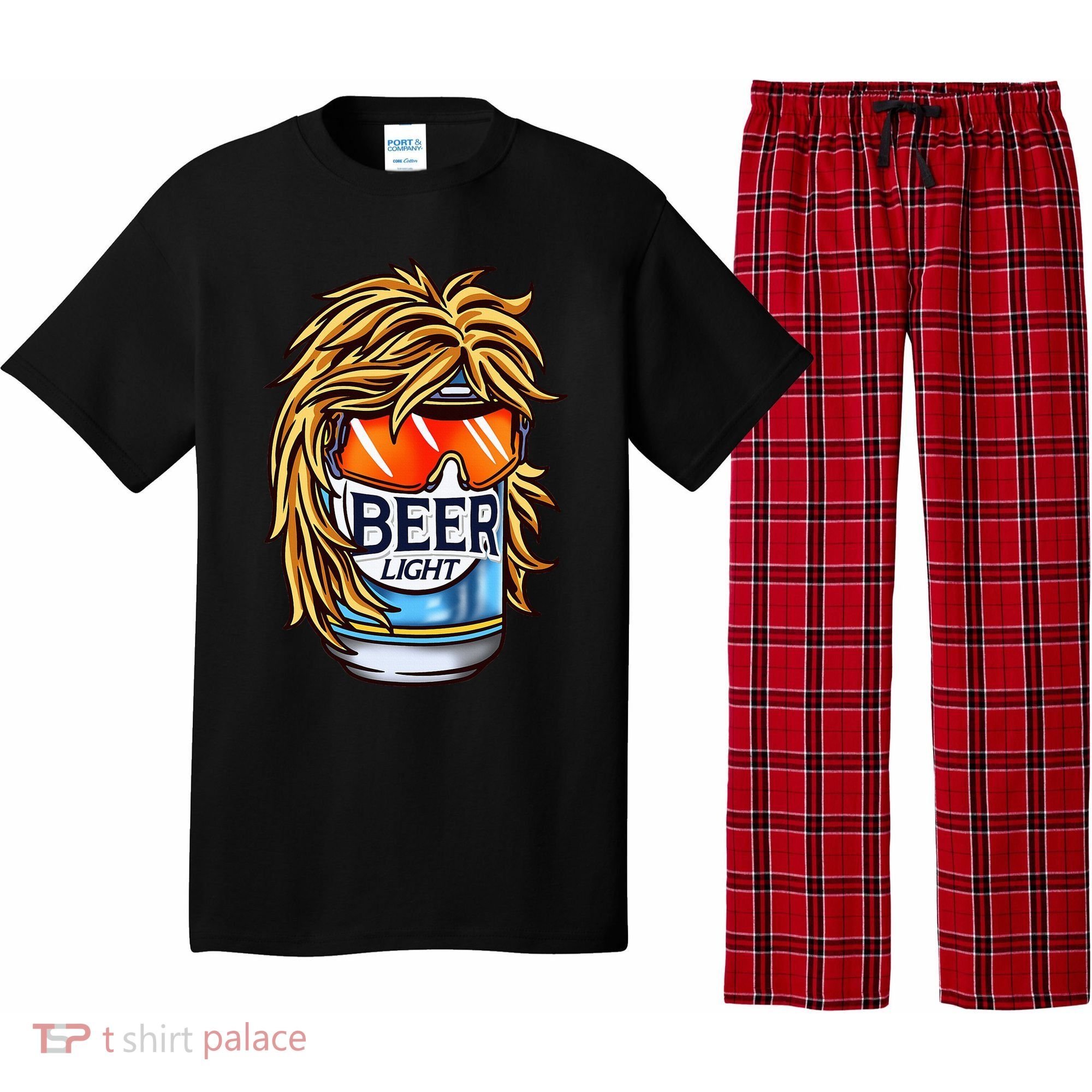 Funny Beer Drinking Funny Redneck Mullet Pajama Set