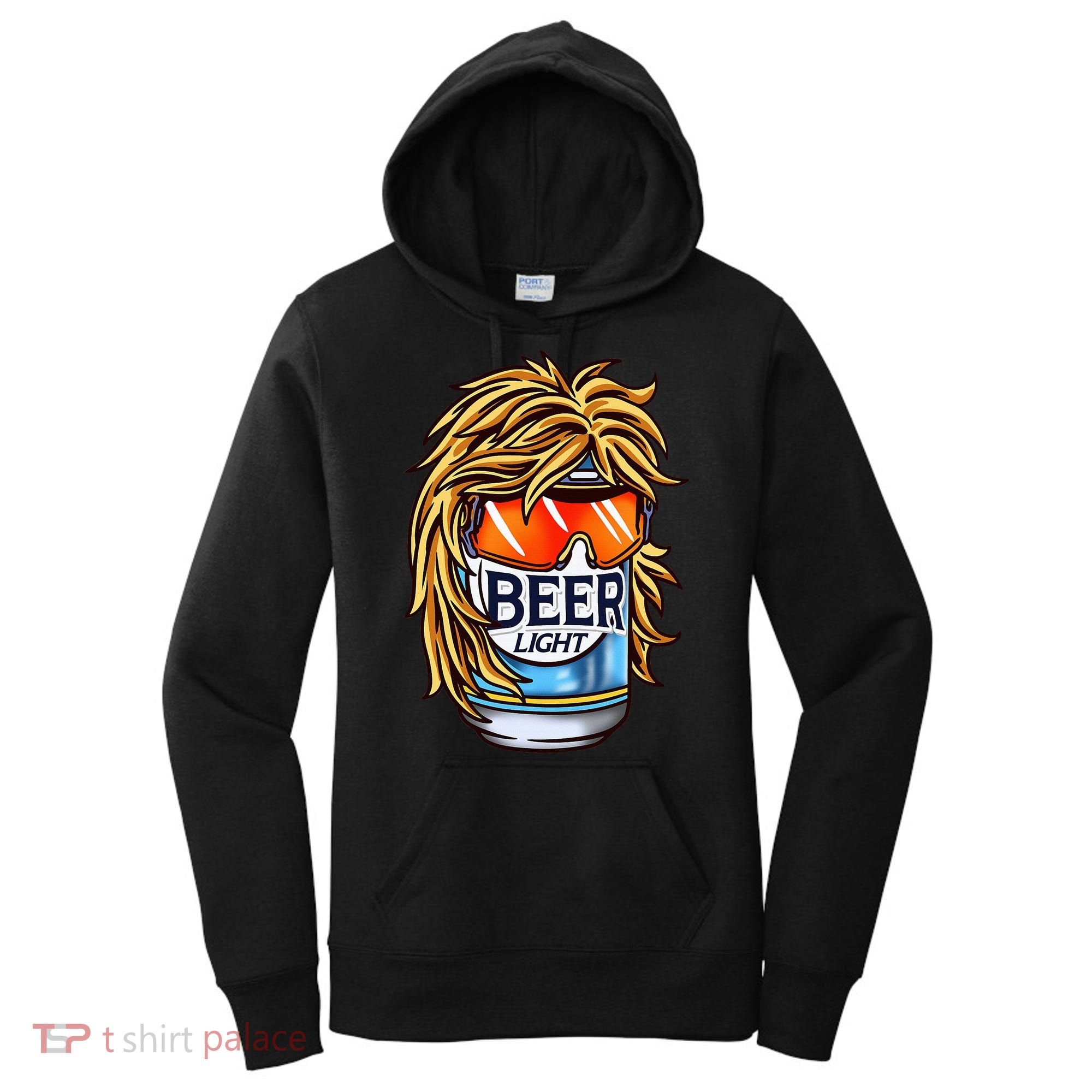 Funny Beer Drinking Funny Redneck Mullet Women's Hoodie