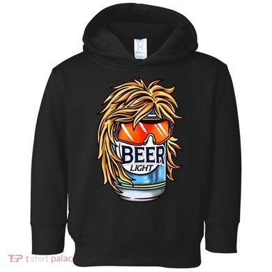 Funny Beer Drinking Funny Redneck Mullet Toddler Hoodie