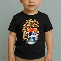 Funny Beer Drinking Funny Redneck Mullet Toddler T-Shirt thumb 2