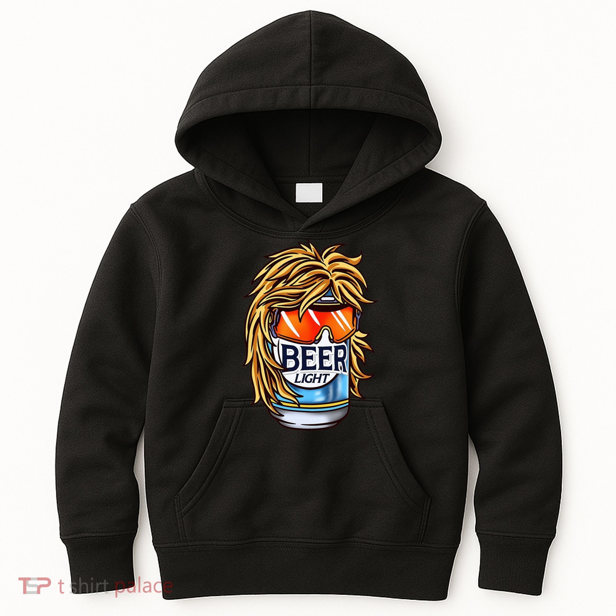 Funny Beer Drinking Funny Redneck Mullet Kids Hoodie