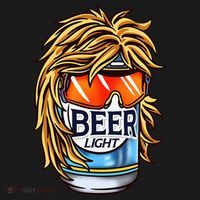 Funny Beer Drinking Funny Redneck Mullet Kids Long Sleeve Shirt thumb 2