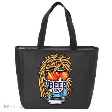 Funny Beer Drinking Funny Redneck Mullet Tote Bag