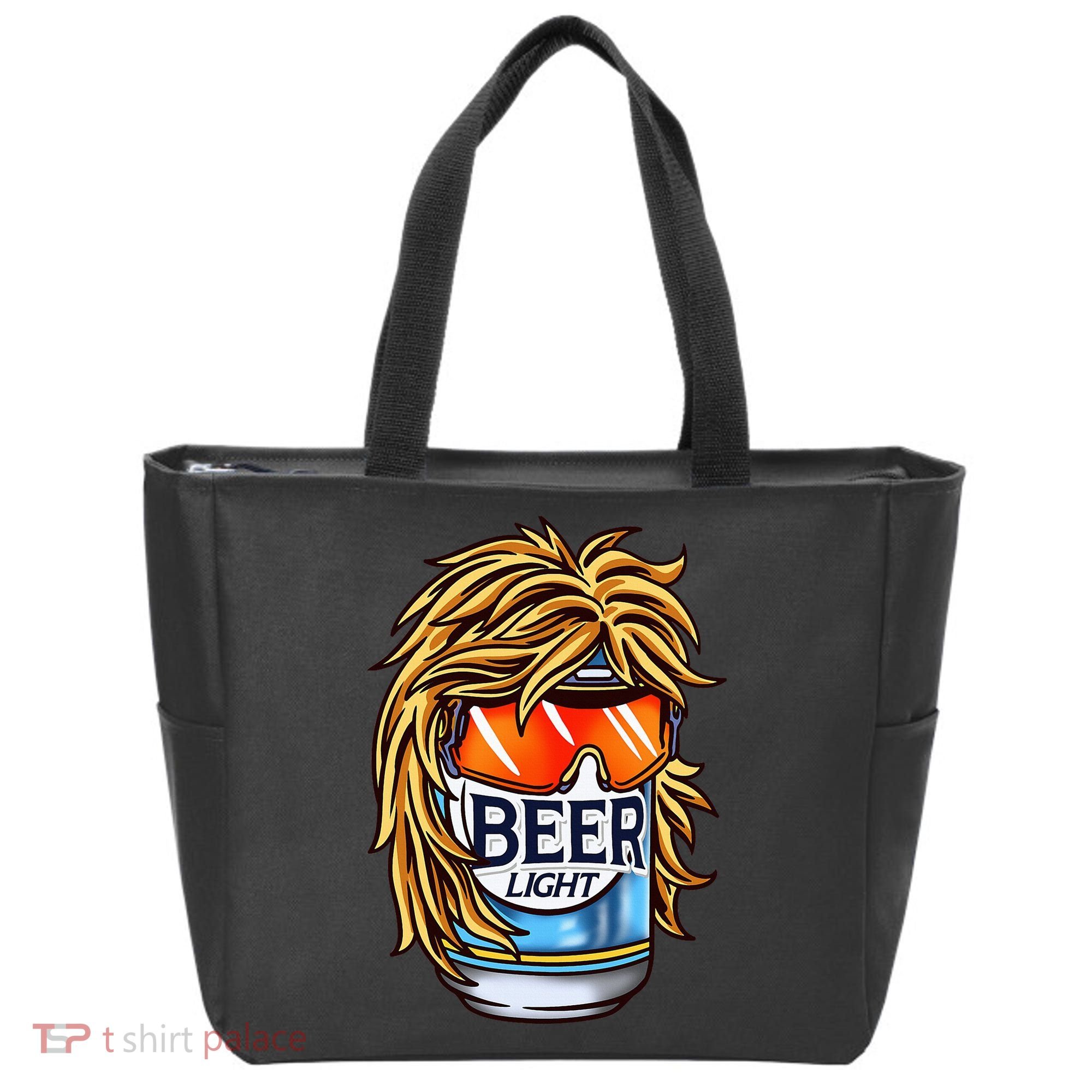 Funny Beer Drinking Funny Redneck Mullet Tote Bag