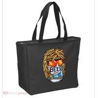 Funny Beer Drinking Funny Redneck Mullet Tote Bag thumb 2
