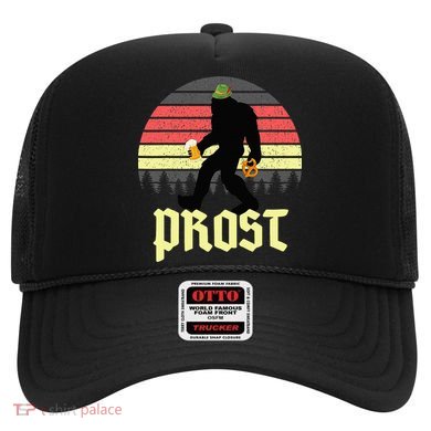 Funny Bigfoot Drinking Beer German Oktoberfest Prost Hat
