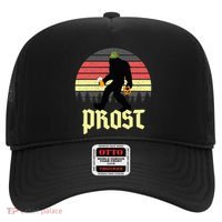 Funny Bigfoot Drinking Beer German Oktoberfest Prost Hat thumb 0