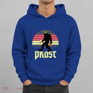 Funny Bigfoot Drinking Beer German Oktoberfest Prost Hoodie