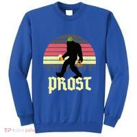 Funny Bigfoot Drinking Beer German Oktoberfest Prost Sweatshirt thumb 0